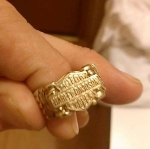 Harley-Davidson gold staamp